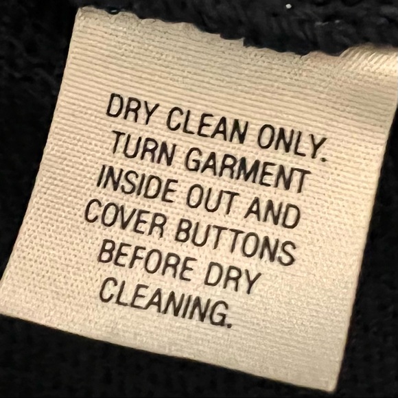 St. John Collection Navy Santana Knit Longline Button Front Jacket - Picture 9 of 10